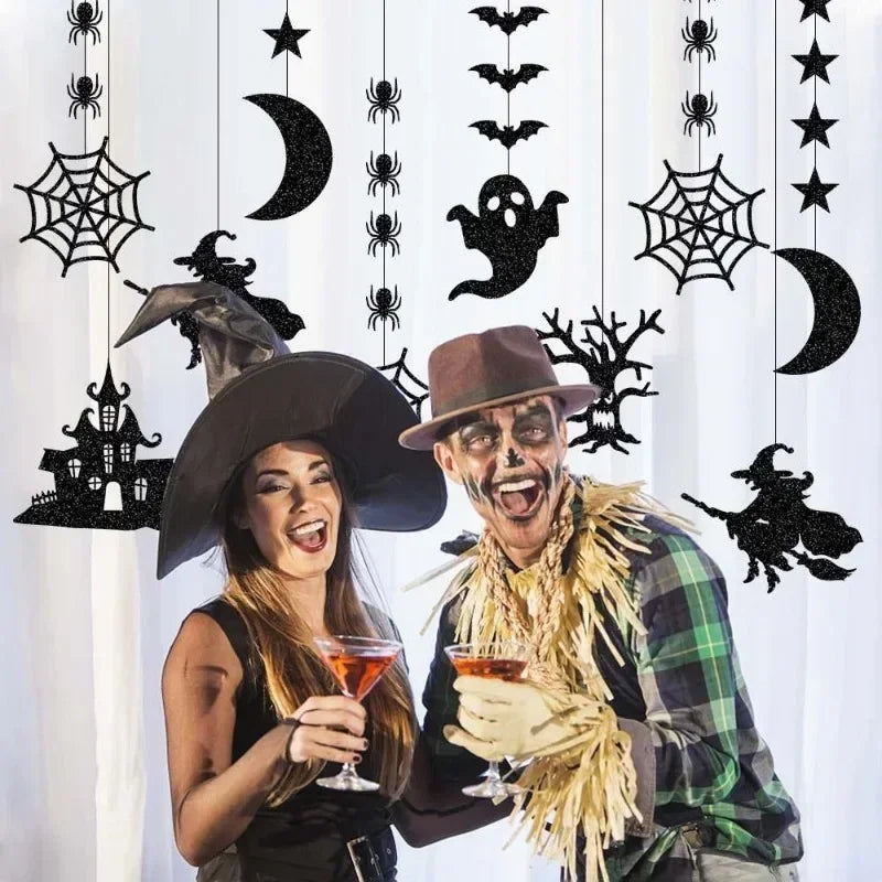 6-Piece Halloween Hanging Garland Decoration Set