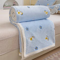 Cartoon Flannel Baby Blanket – Pushchair & Nap Throw – Yellow flowers / 70x100cm