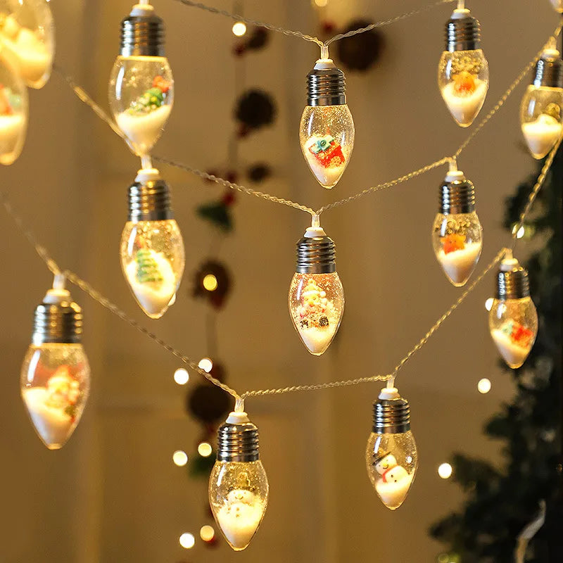 5m Solar Christmas String Lights - 20 Bulbs - LOWZY