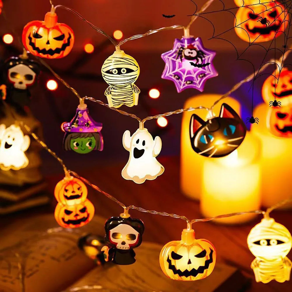 Halloween LED String Lights – Pumpkin, Ghost & Mixed – Pumpkin