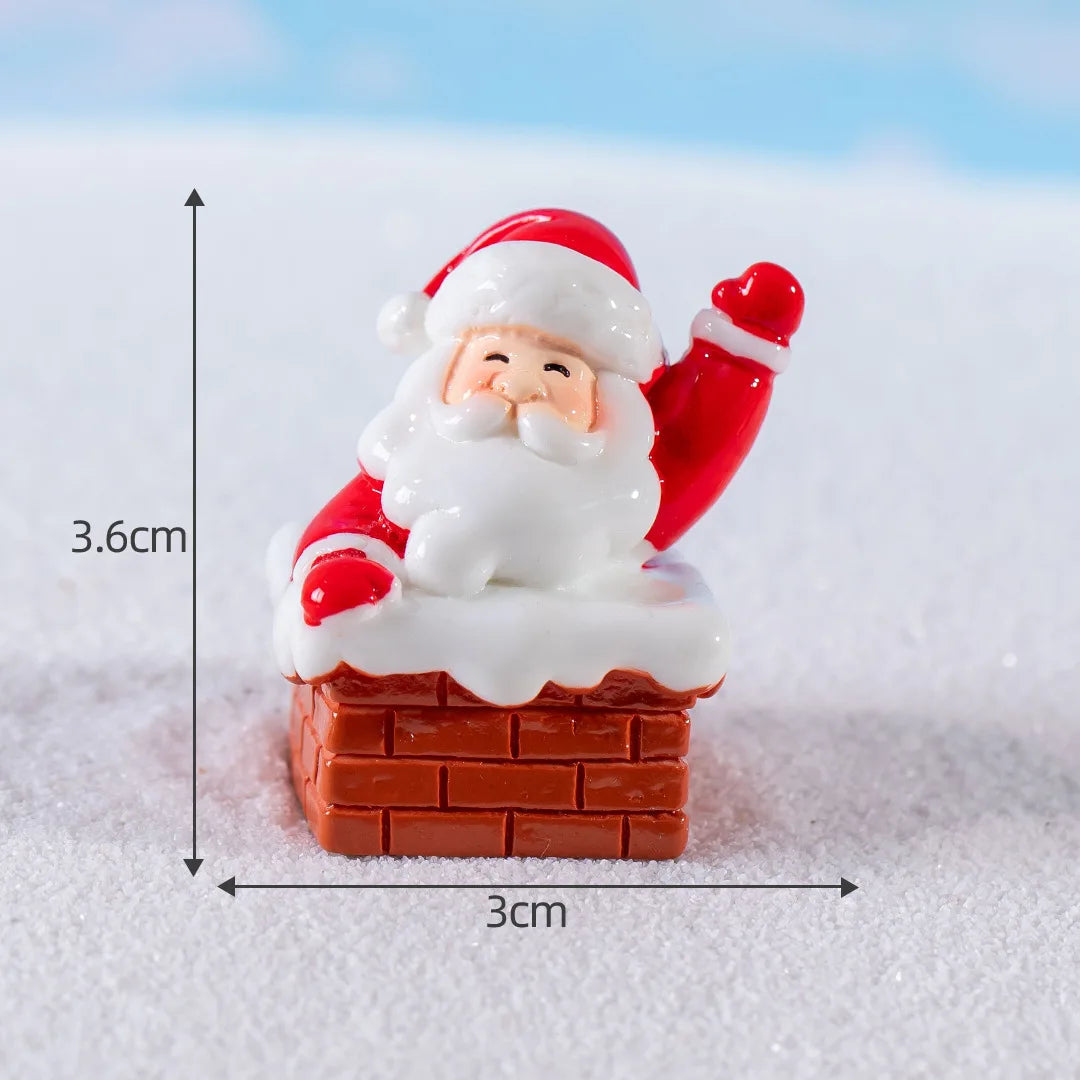 Mini Resin Christmas Character Figurine - LOWZY