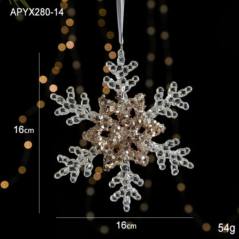 Acrylic Winter Wonderland Hanging Ornament - LOWZY