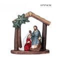 Resin Nativity Scene Ornament Set - LOWZY