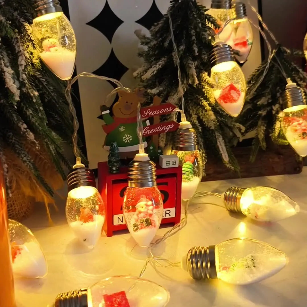 5m Solar Christmas String Lights - 20 Bulbs - LOWZY