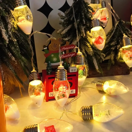 5m Solar Christmas String Lights - 20 Bulbs - LOWZY