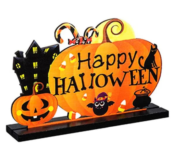Wooden Halloween Table Signs – 3 Designs