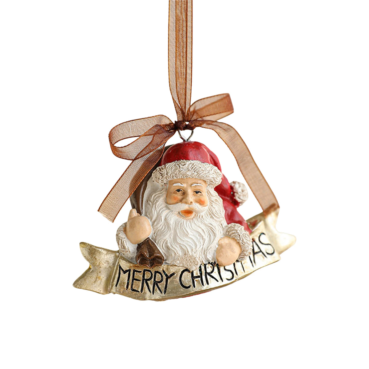 Vintage Storybook Resin Christmas Ornament - Calendar dog - LOWZY