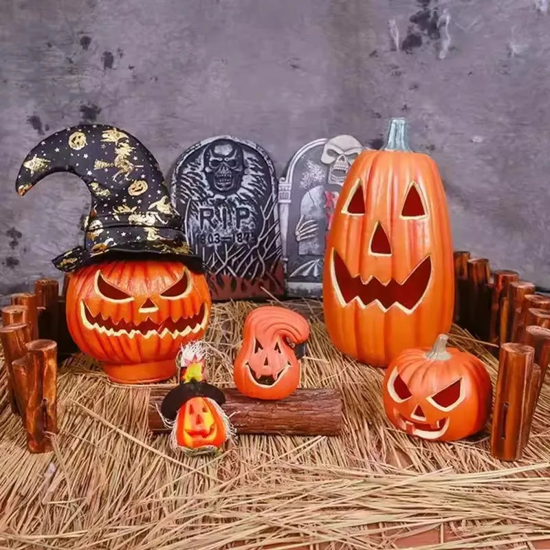Light-Up Halloween Pumpkin Decoration