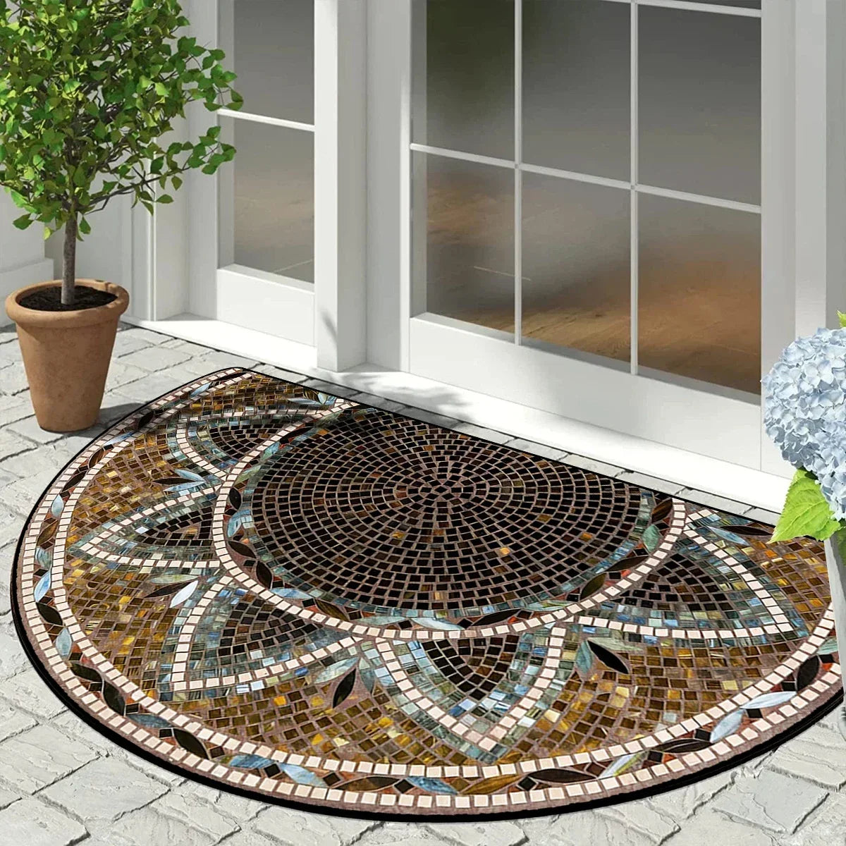 Decorative Polyester Entrance Rug