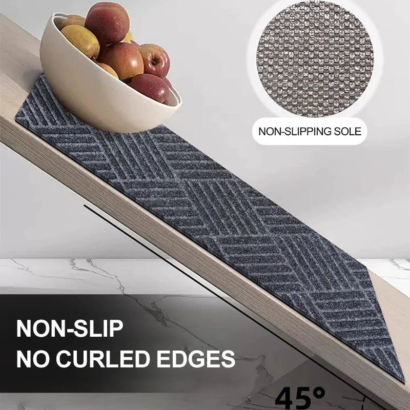 Diamond Pattern Polyester Floor Mat