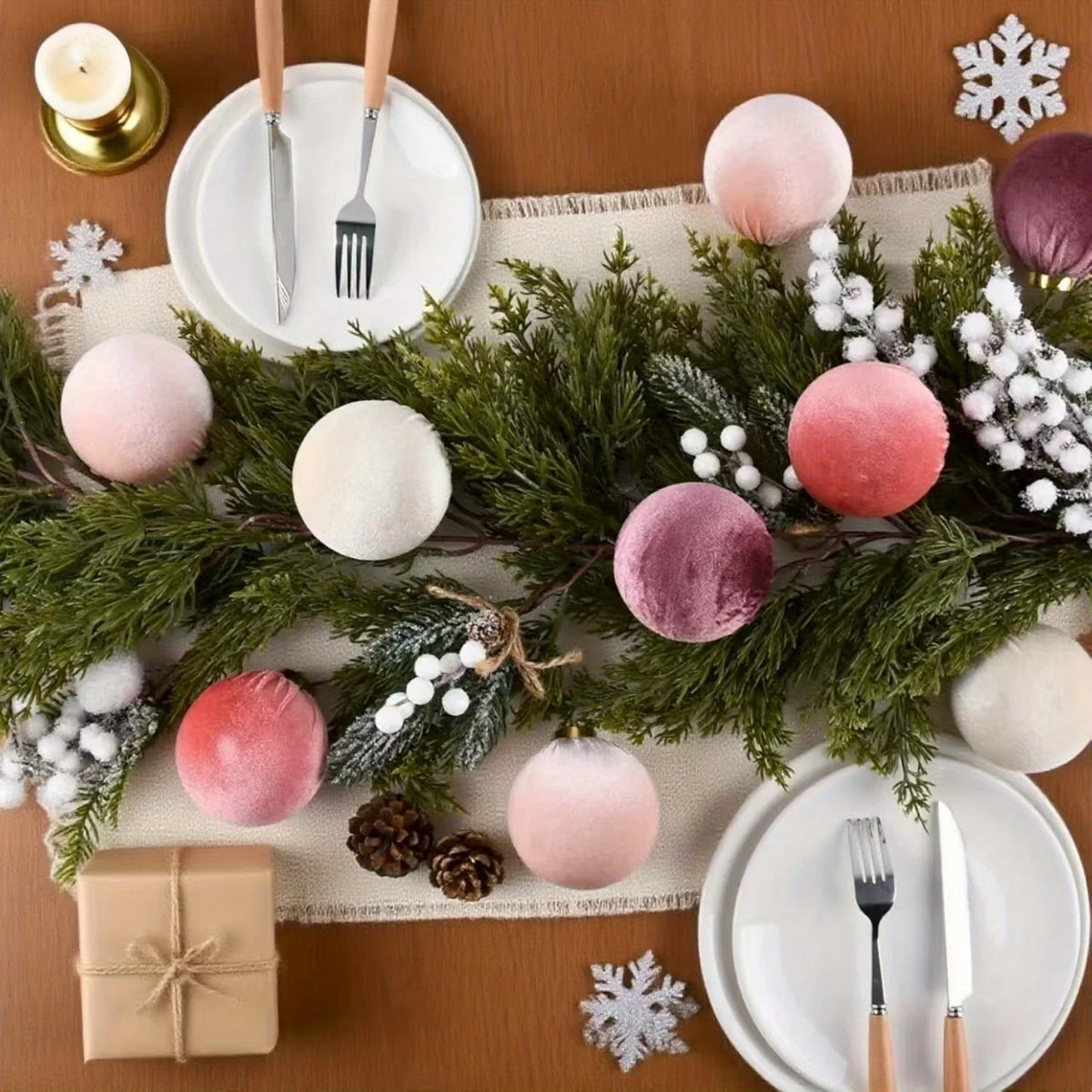 Christmas Tree Bauble Set - 6cm or 8cm - LOWZY