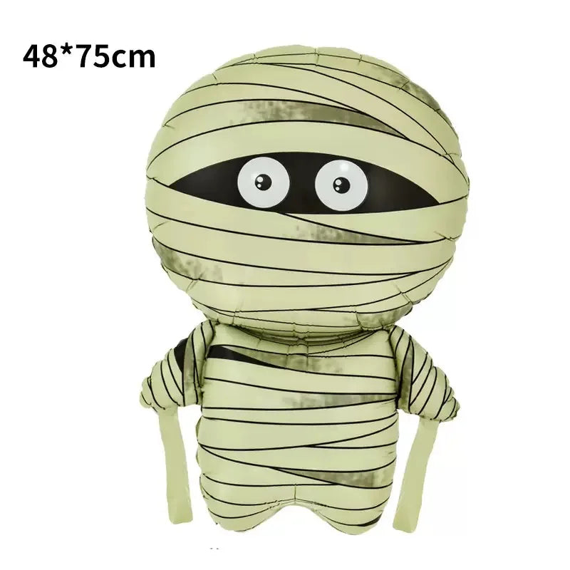 Halloween Foil Balloons – Ghost, Pumpkin, Bat & Mummy – 1PCS-3