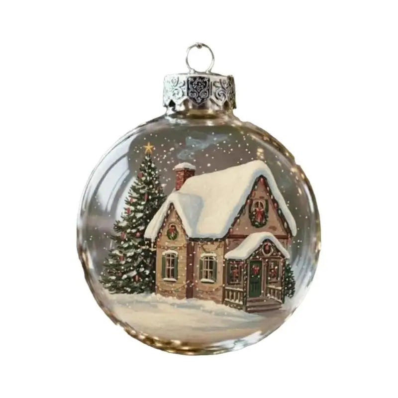 Vintage-Style Acrylic Christmas Tree Ornament - Style1 - LOWZY