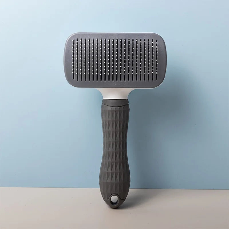 Self-Cleaning Pet Grooming Brush for Dogs & Cats