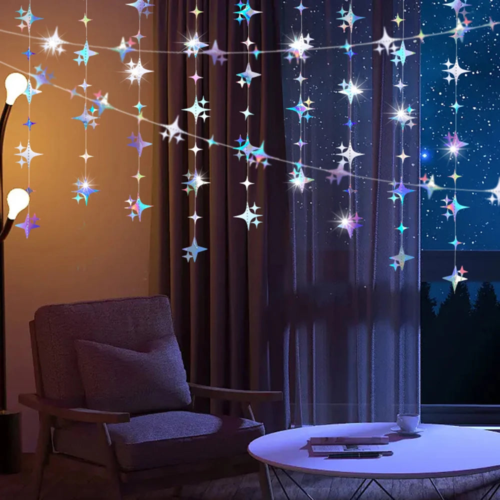 Hanging Star Decoration Set – Party & Room Décor