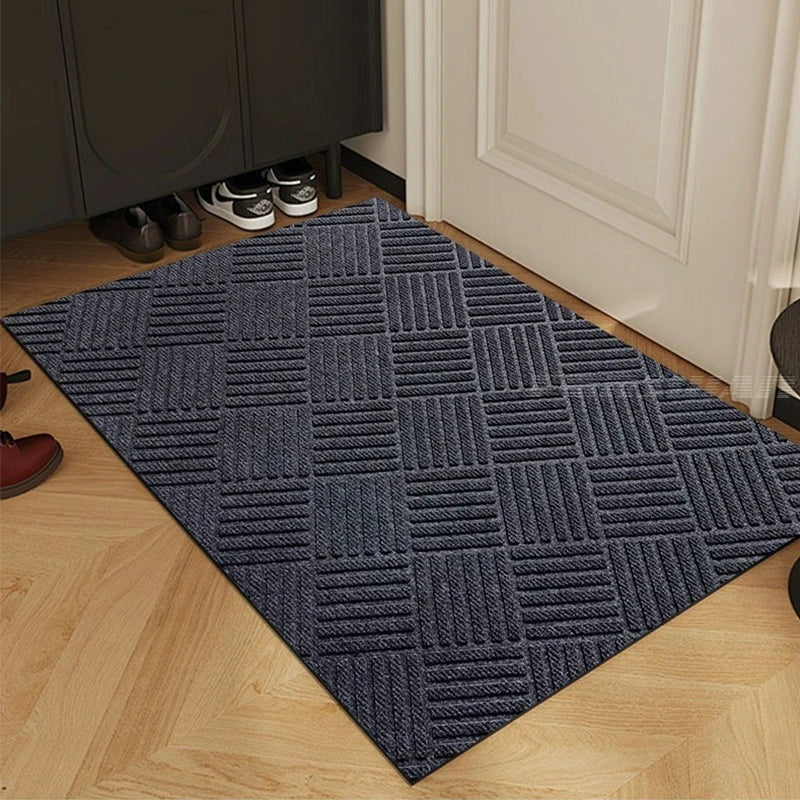 Diamond Pattern Polyester Floor Mat