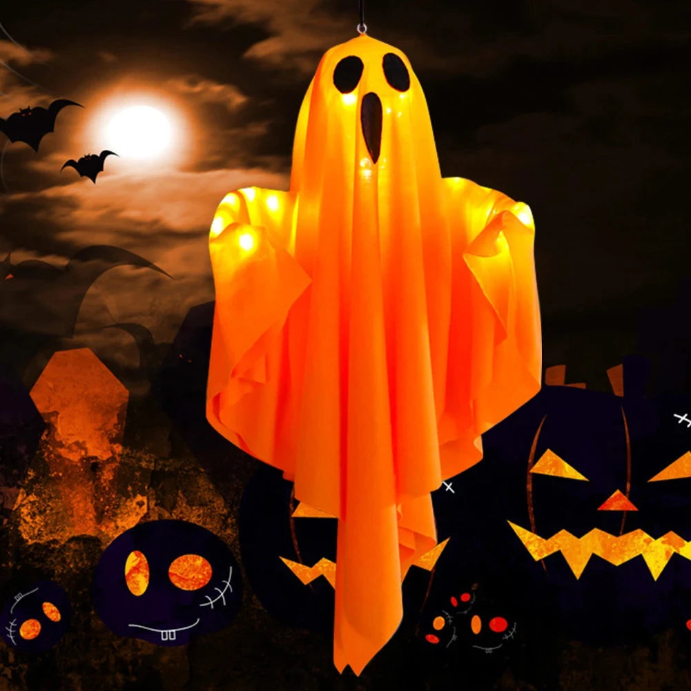 LED Hanging Ghost Halloween Decoration