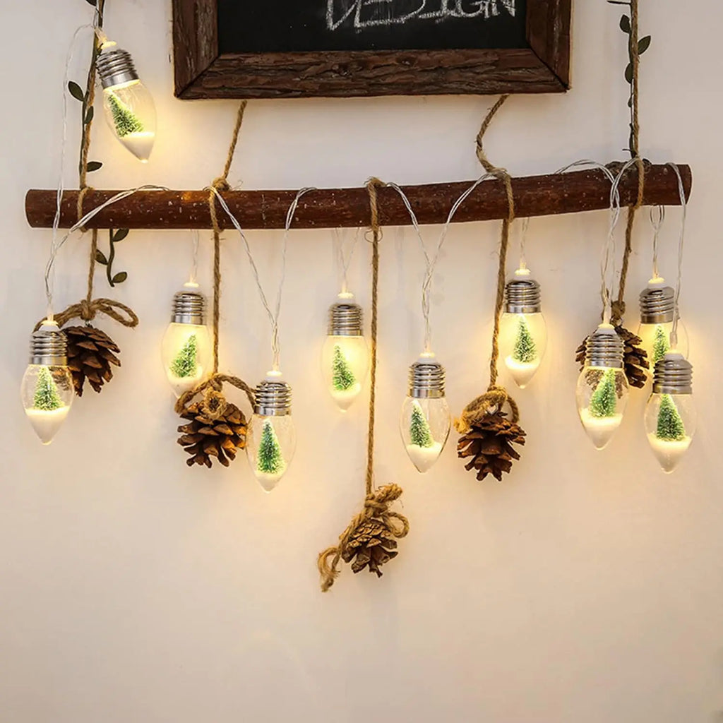 5m Solar Christmas String Lights - 20 Bulbs - LOWZY