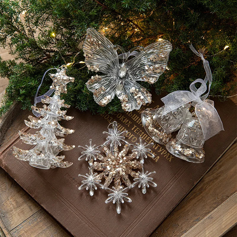 Acrylic Winter Wonderland Hanging Ornament - LOWZY