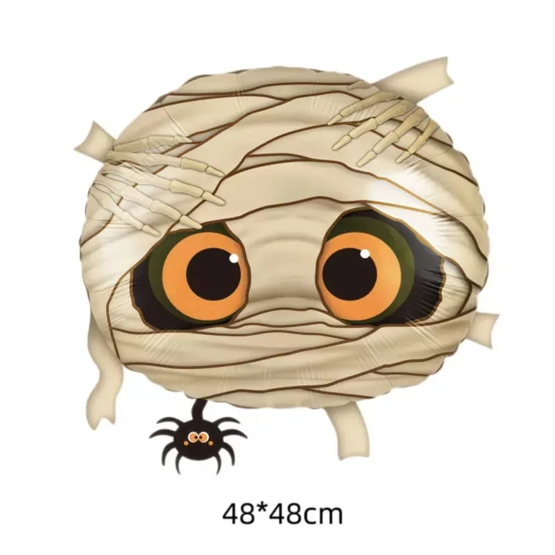Halloween Foil Balloons – Ghost, Pumpkin, Bat & Mummy – 1PCS-8