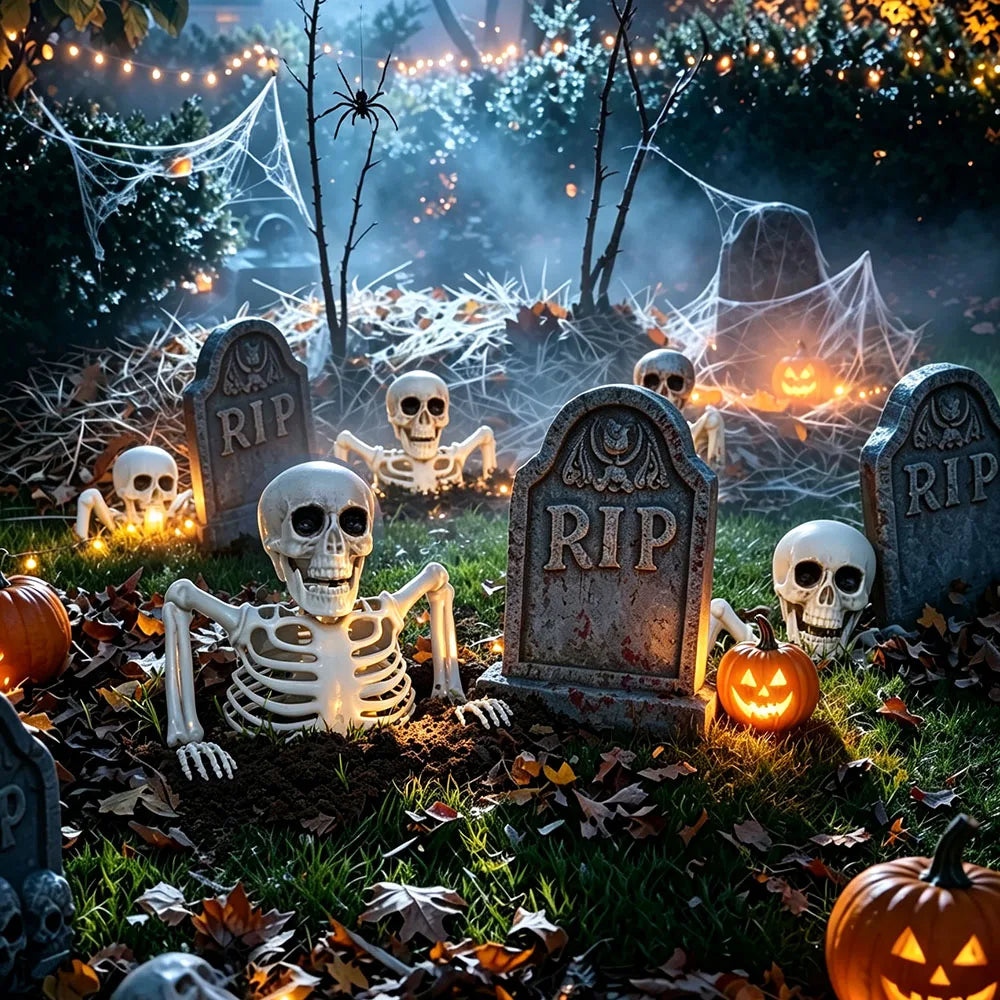 Half-Body Skeleton Halloween Prop – 2 Styles – Style B
