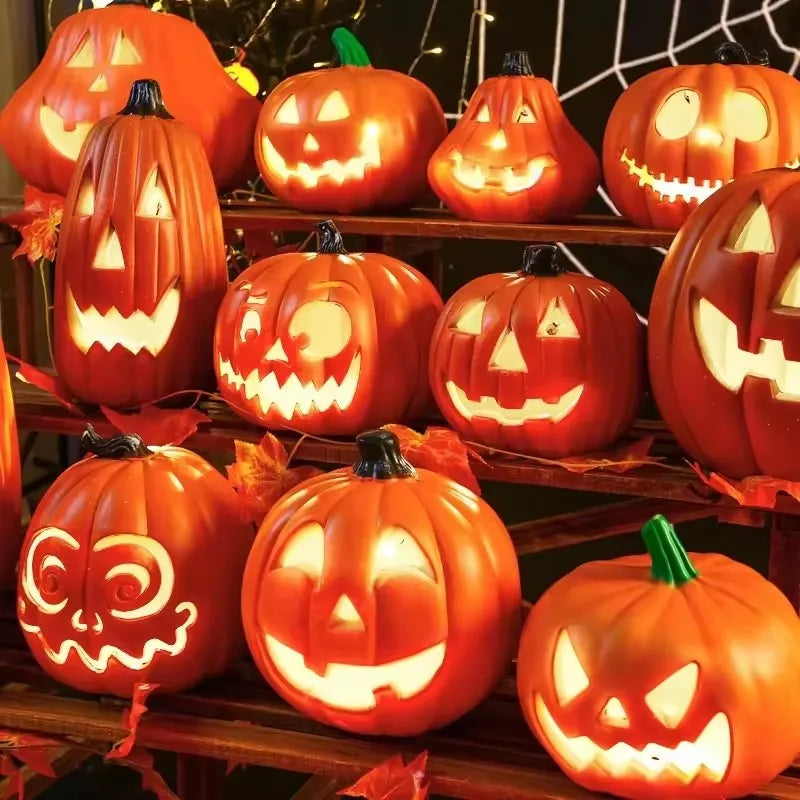 Light-Up Halloween Pumpkin Decoration