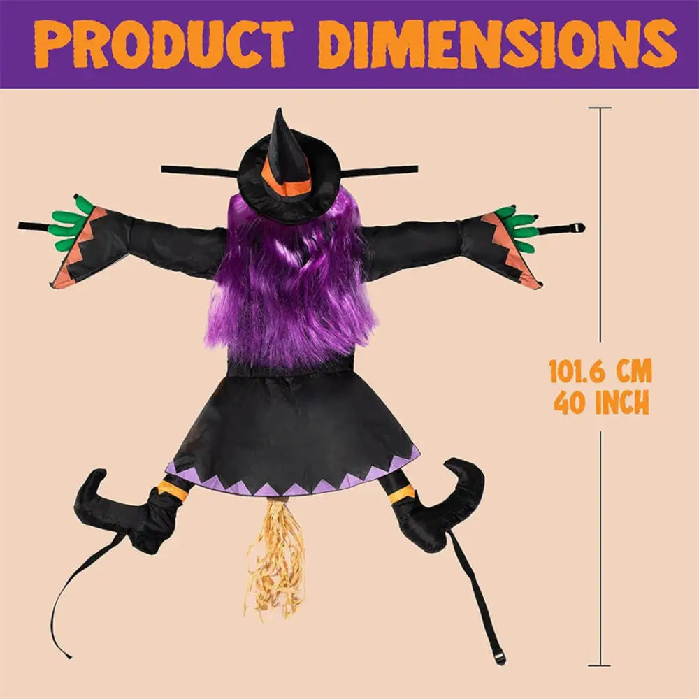 Outdoor Halloween Hanging Decorations – Witch & Spooky Designs