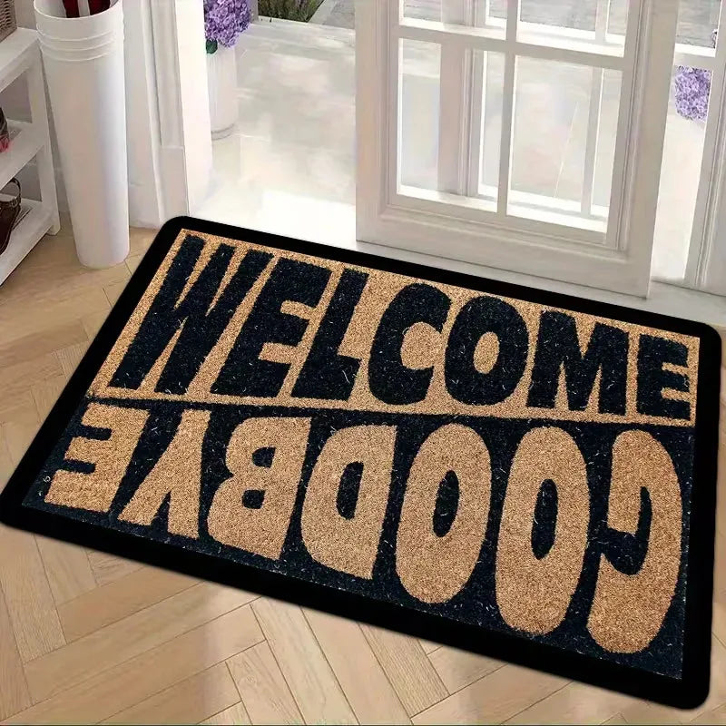 VIKAMA Letter Print Entrance Doormat