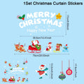 Santa Sleigh Christmas Window Stickers - view 7 - LOWZY
