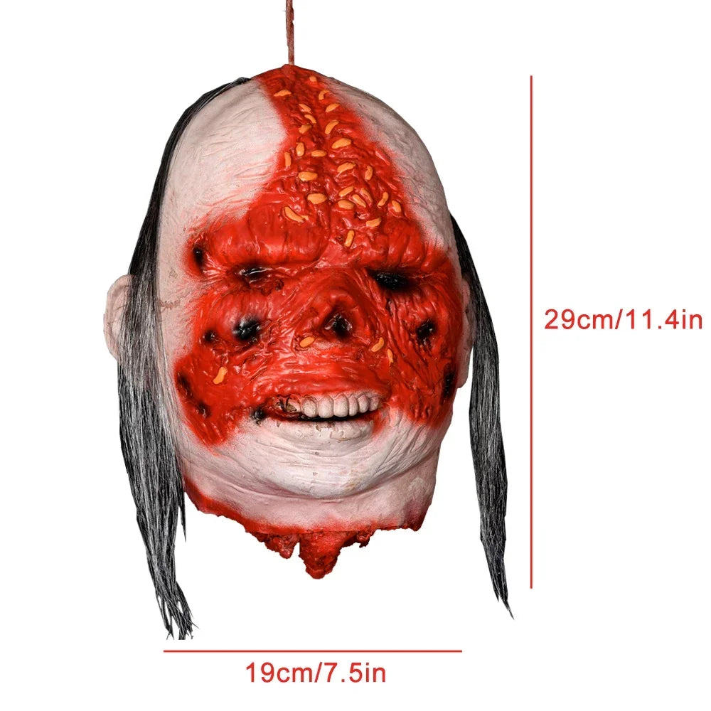 Hanging Latex Severed Head Halloween Prop – 32 Designs – 026
