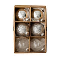 Glass Christmas Baubles – 6 Pack - view 10 - LOWZY