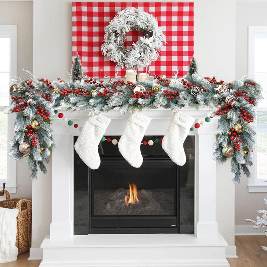 Artificial Pine Christmas Garland - LOWZY
