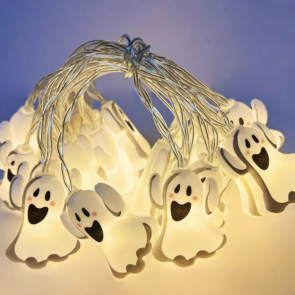 Halloween LED String Lights – Pumpkin, Ghost & Mixed