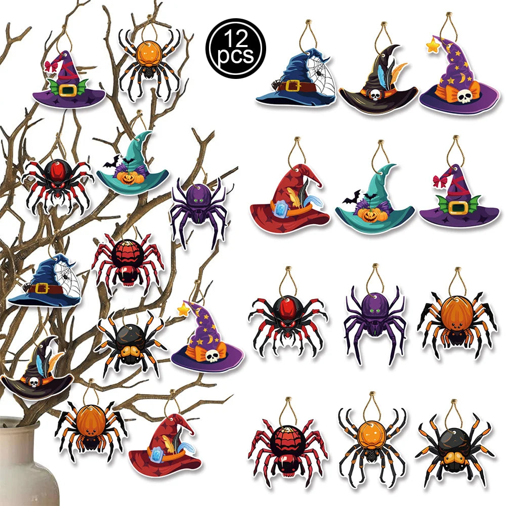 Halloween Paper Hanging Decorations – 3 Designs