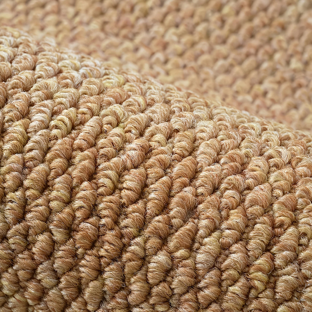 Brown Faux Jute Washable Doormat