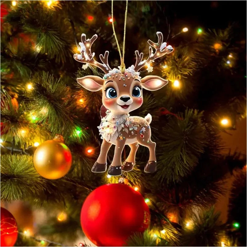 Christmas Reindeer Tree Ornament - LOWZY
