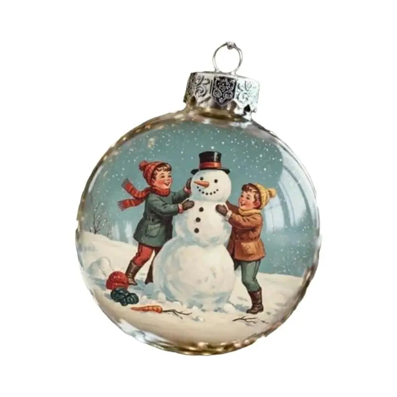 Vintage-Style Acrylic Christmas Tree Ornament - Style4 - LOWZY