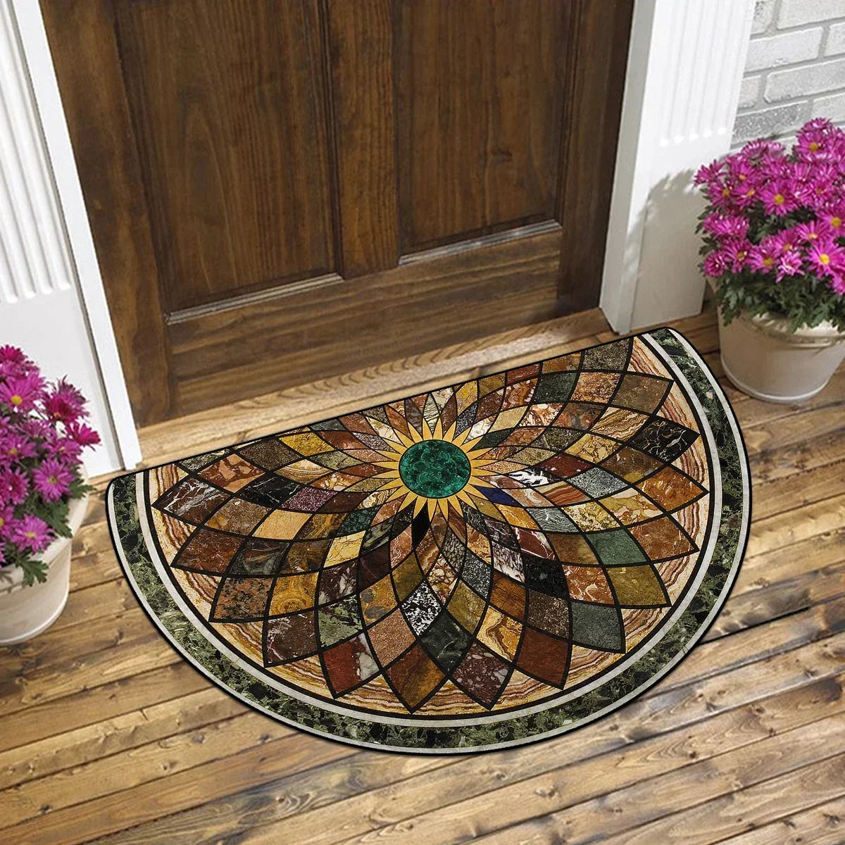 Decorative Polyester Entrance Rug