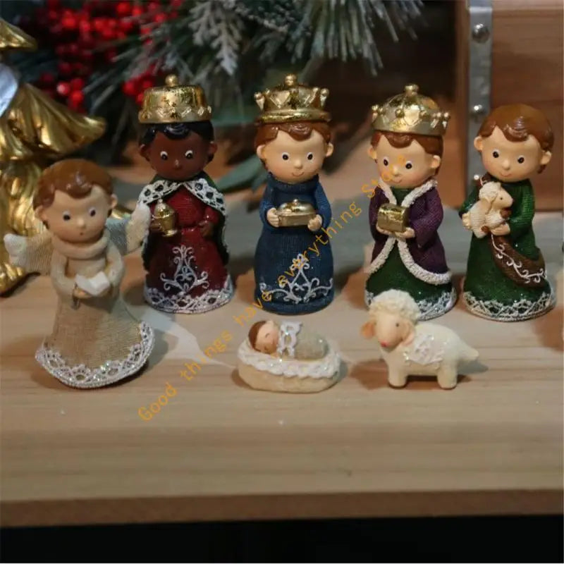 Resin Holy Family Nativity Scene - LOWZY