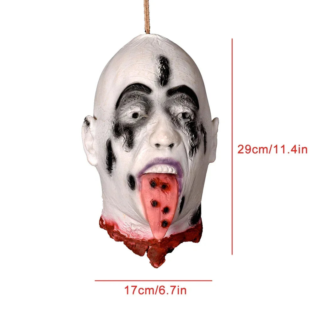 Hanging Latex Severed Head Halloween Prop – 32 Designs – 014