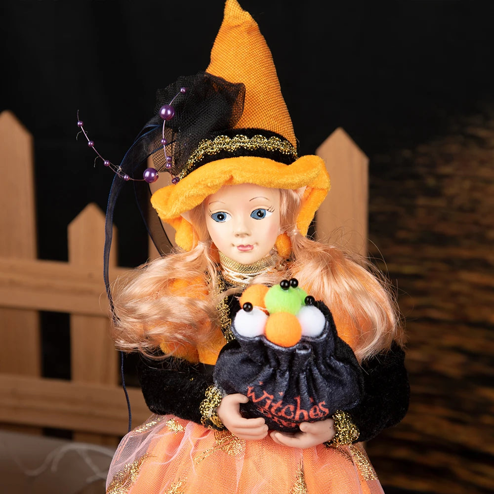 Hanging Witch & Elf Doll Decoration – 2 Styles