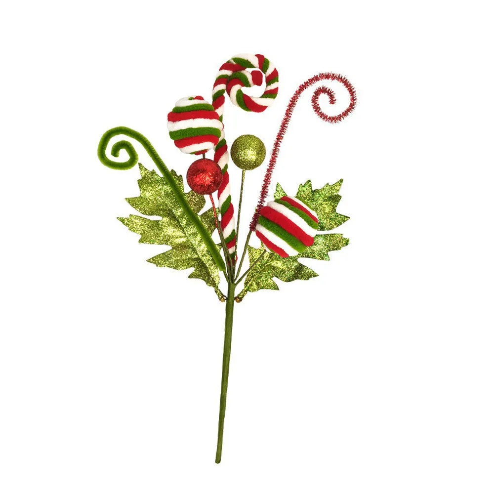 Pink & Green Candy Swirl Christmas Tree Decoration - view 5 - LOWZY
