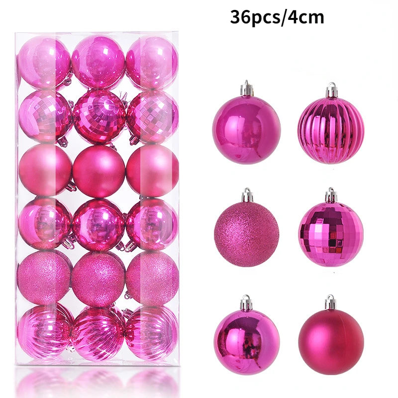 Colourful Christmas Baubles – 24 or 36 Pack - view 29 - LOWZY