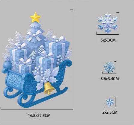 Christmas Window Stickers – Santa & Snowman Designs - view 10 - LOWZY