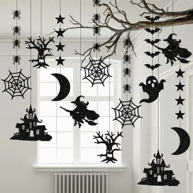 6-Piece Halloween Hanging Garland Decoration Set