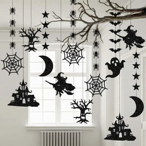 6-Piece Halloween Hanging Garland Decoration Set