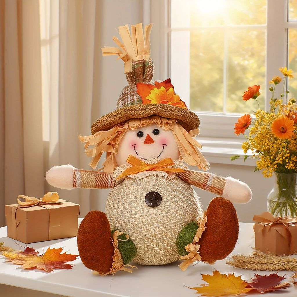 Rustic Autumn Scarecrow Hanging Decoration – 5 Styles
