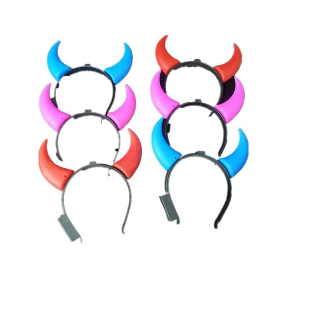 LED Devil Horn Headband – 4 Colours