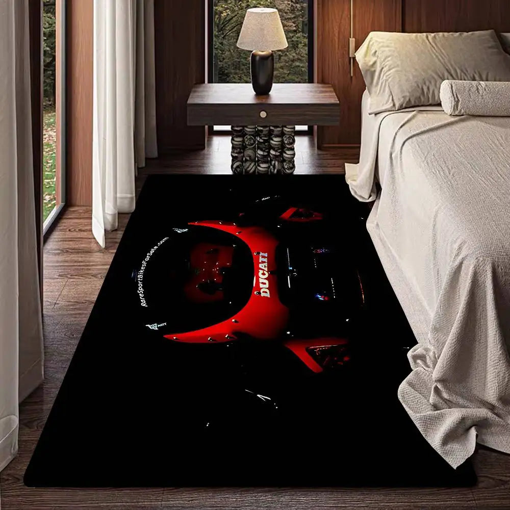 Ducati Motorcycle Print Doormat