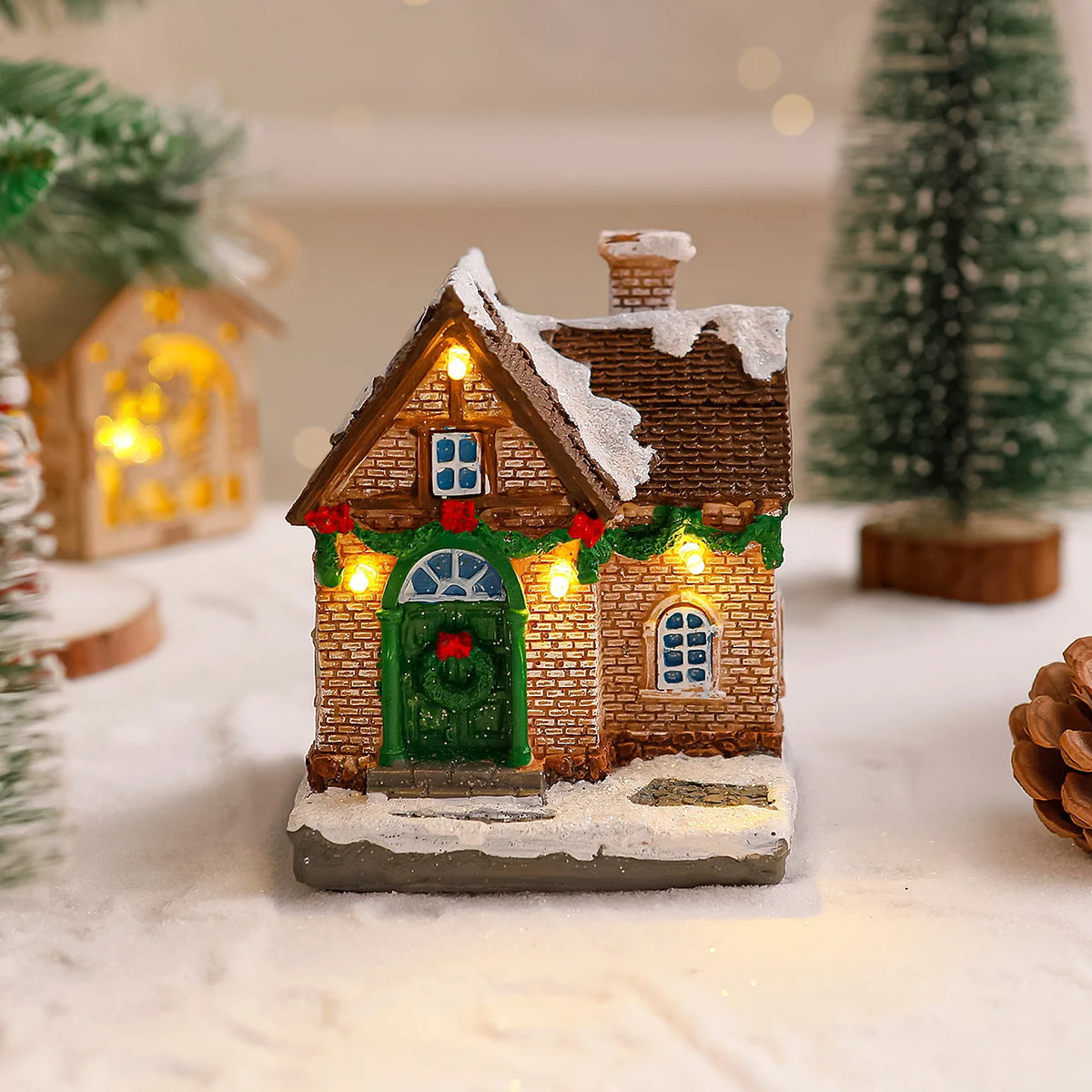 Light-Up Christmas House Decoration - LOWZY